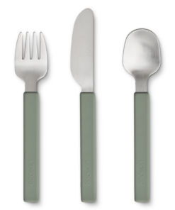 Adrian Junior Cutlery Set, Faune Green