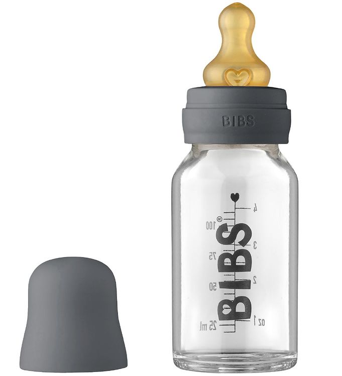 Baby Glass Bottle Complete Set 110ml - Iron