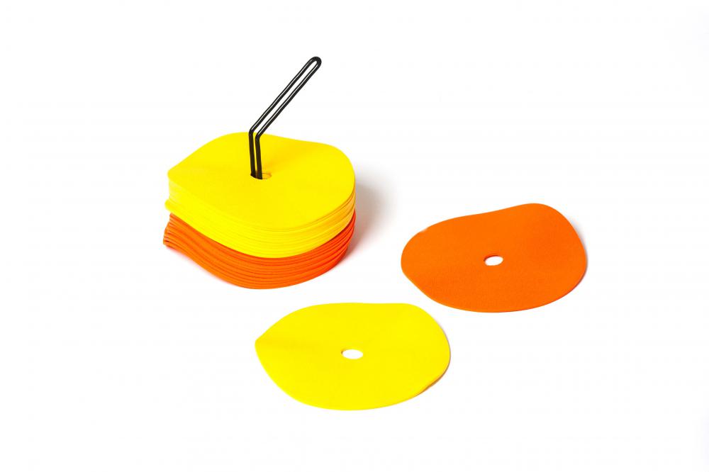 Sport Direkt  Flat markeringsmatte (24 stk, 2 farger)