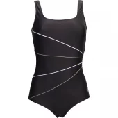 Lykke R  Badedragt M/Lavt Ben, U-Ryg Og Foer