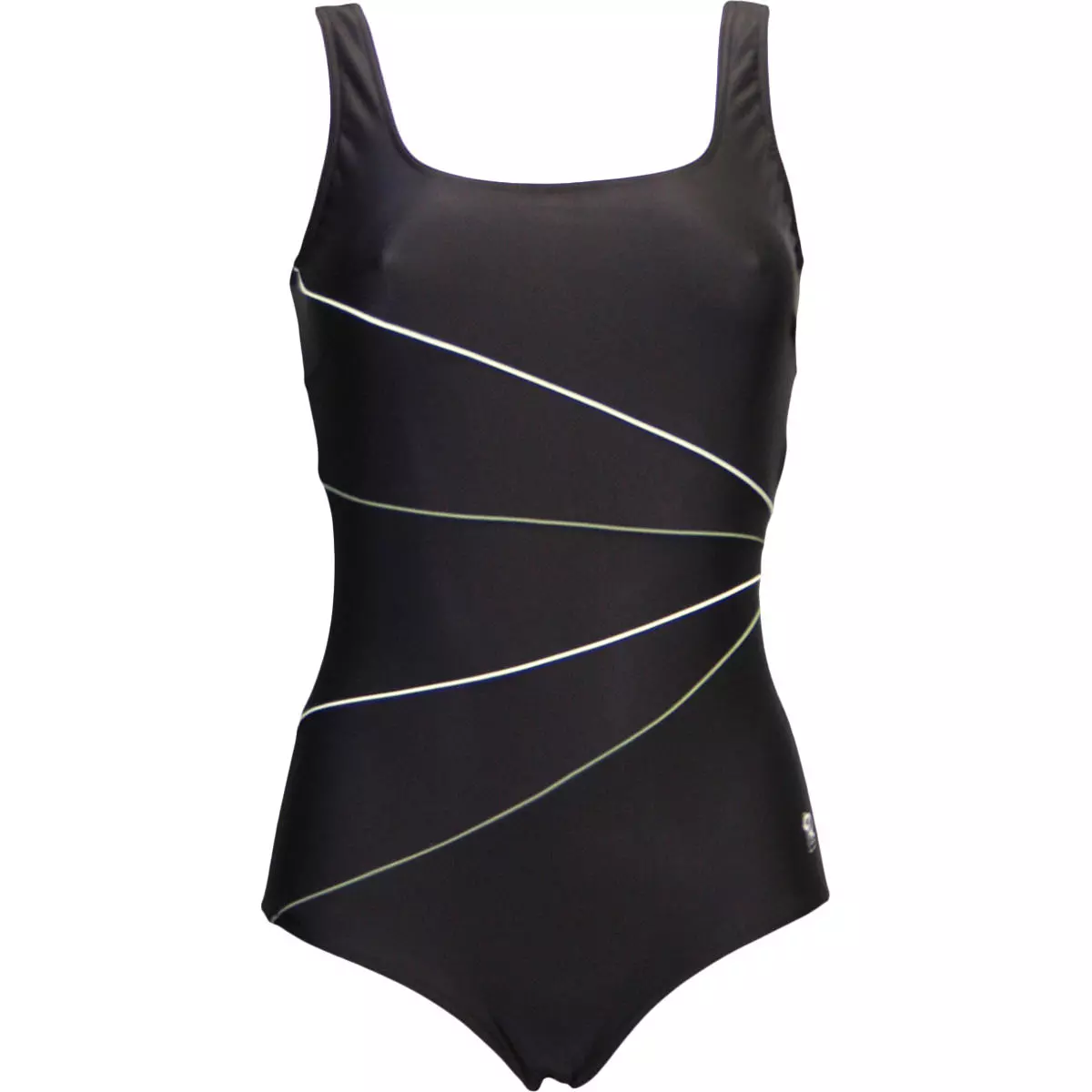 Lykke R Badedragt M/Lavt Ben, U-Ryg Og Foer