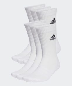 Adidas  Cushioned sportswear crew sokker, 6 par.