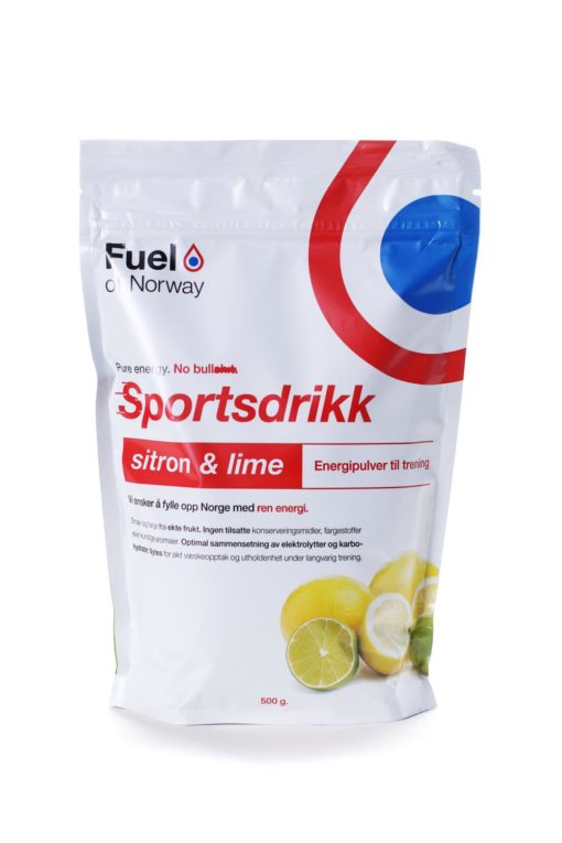 Fuel of Norway  Sportsdrikke 0,5kg sitron/lime