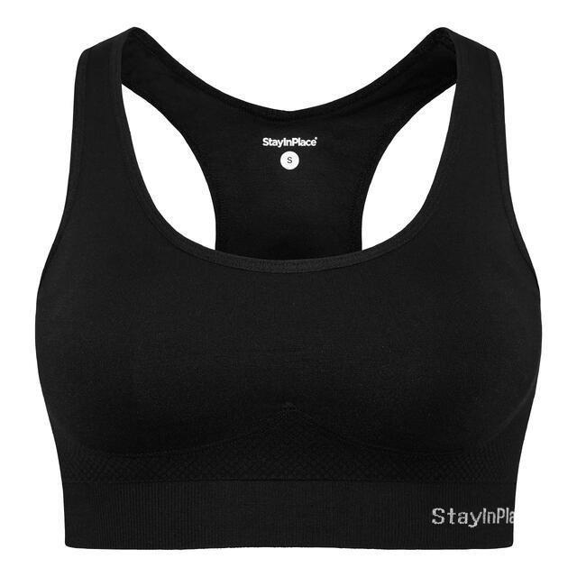 Stay In Place  Rib Seamless Sports Bra