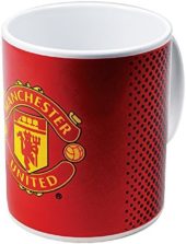 Manchester United  FC MUG 110OZ Red/White/Black