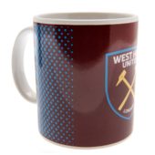 West Ham  FC MUG 110OZ Maroon/Yellow/Blue