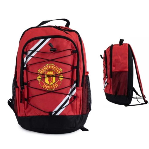 Manchester United  FC Stripe Backpack Red/Black