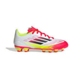 Adidas  F50 League MG Pure Victory - Hvit/Sort/Gul Barn