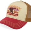 Stetson  Rodeo Beige/Wine A-Frame Trucker