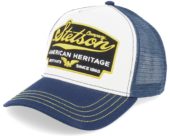 stetson  American Heritage White/Navy Trucker