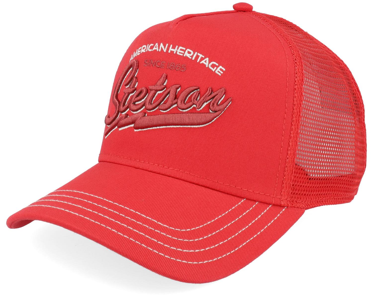 Stetson  American Heritage Classic Red Trucker