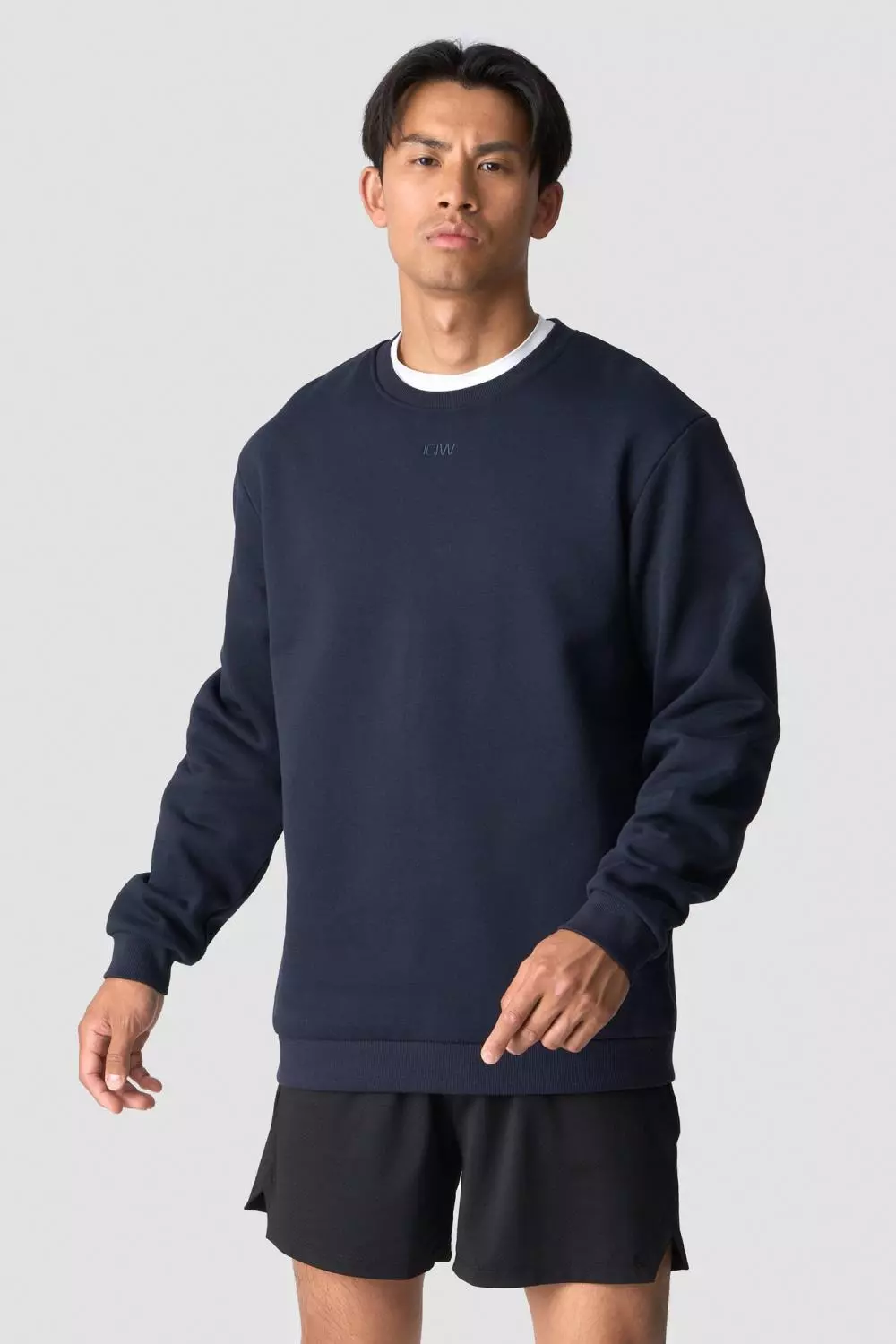 ICANIWILL  Everyday Crewneck Navy Men