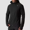 ICANIWILL  Mirage hooded Zip Up Midlayer Black