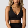 ICANIWILL  Soft Seamless Adjustable Sports Bra Black