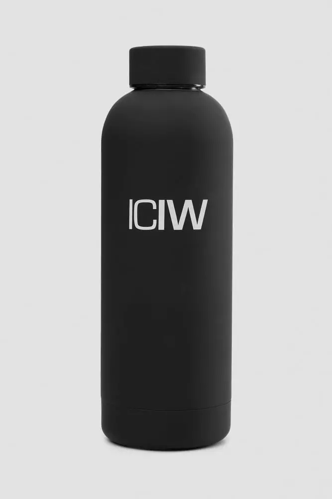 ICANIWILL  Insulated Water Bottle 500ml Black