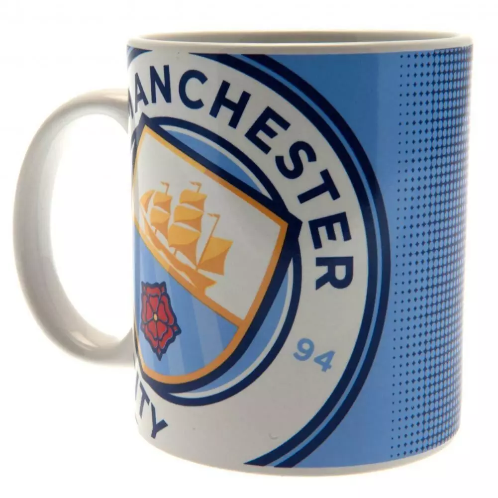 Manchester City Fc Halftone Mug 315ml