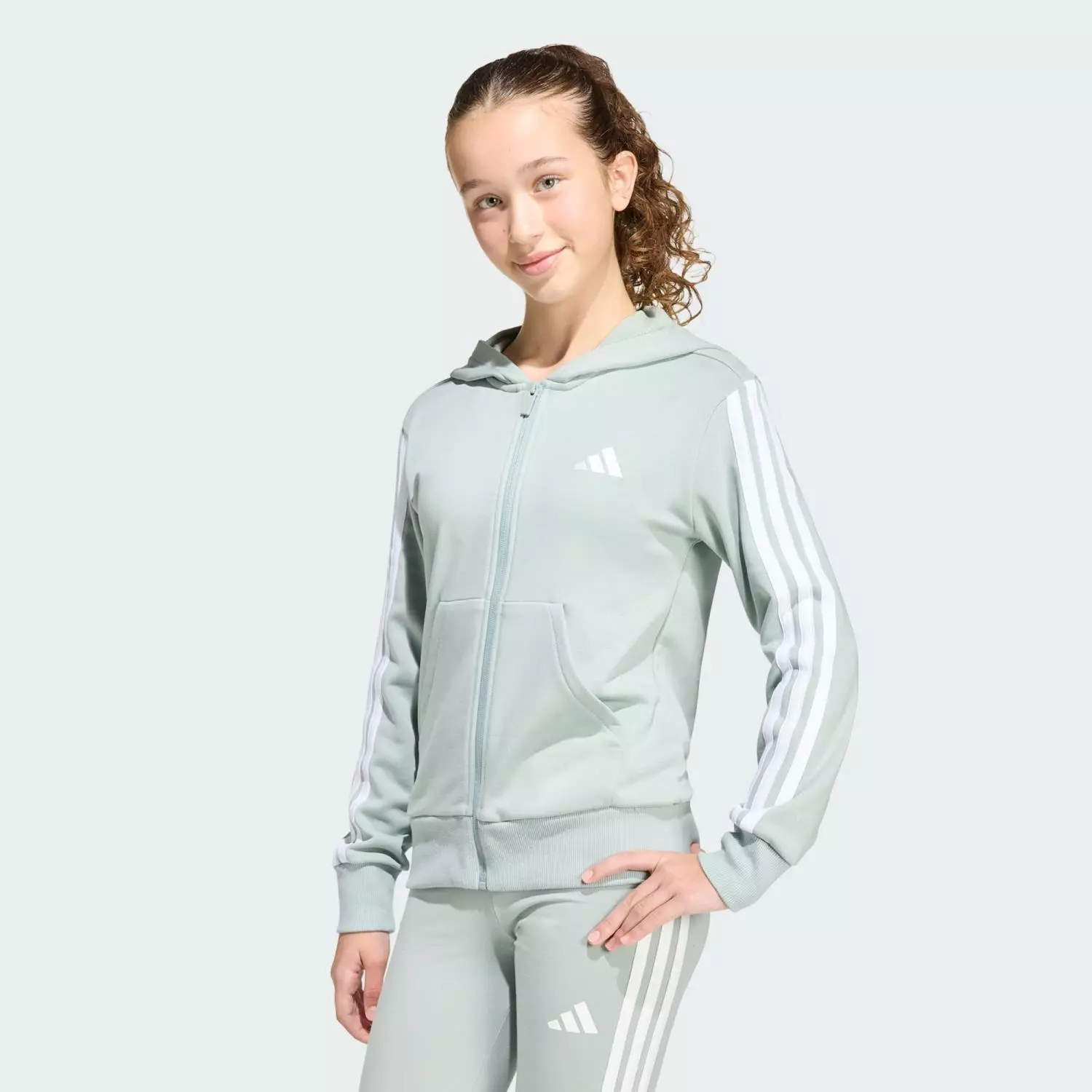 Adidas Essentials Hettegenser Med Glidelås