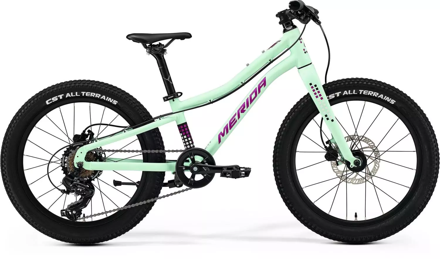 Merida Matts J.20" Matt Mint/Purple/White/Black