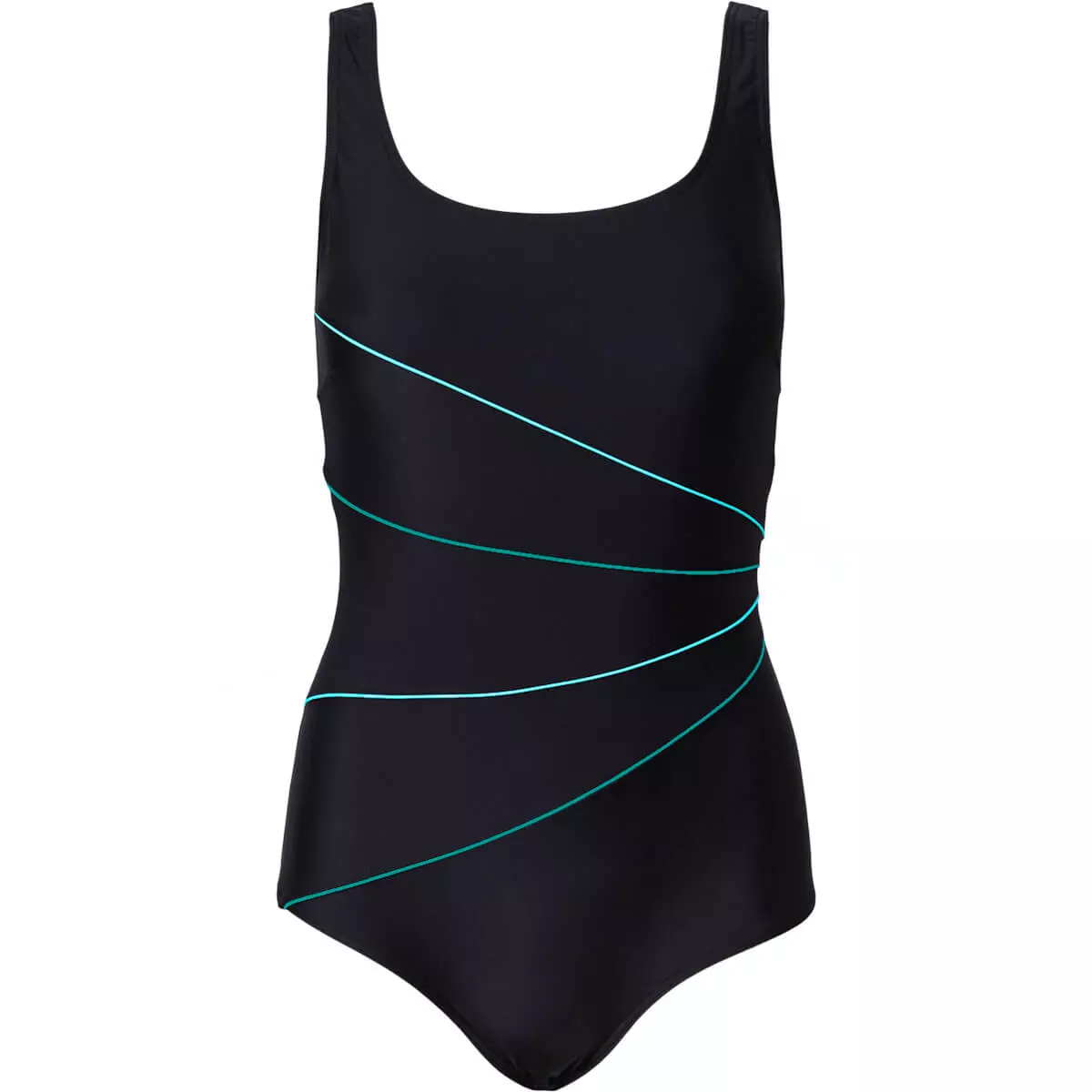 Lykke R Badedragt M/Lavt Ben, U-Ryg Og Foer