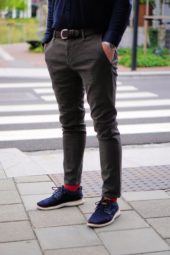 Alberto Rob Slim Fit Chinos - Grå