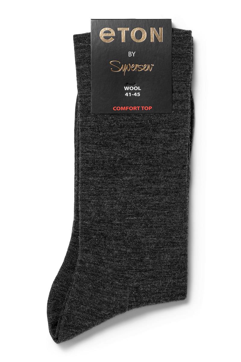 Eton Comfort Top Wool Sokker - Koksgrå