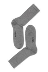 Eton Fine Wool Sokker - Lysgrå
