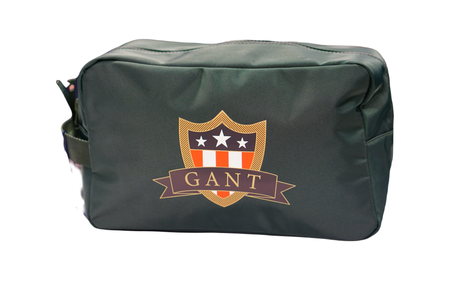 Gant Banner Shield Washb Toalettmappe Tartan Green