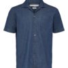 Bertoni Eland Kort Ermet Box Fit Shirt Dutch Blue