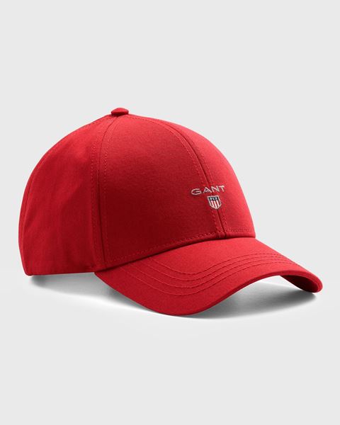 Gant HIGH COTTON TWILL CAP Red