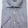 Bruun & Stengade Lewis Skjorte kort/erm - Blue/White
