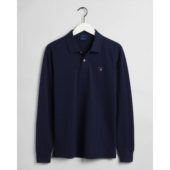 Gant THE ORIGINAL PIQUE LS RUGGER - Marine