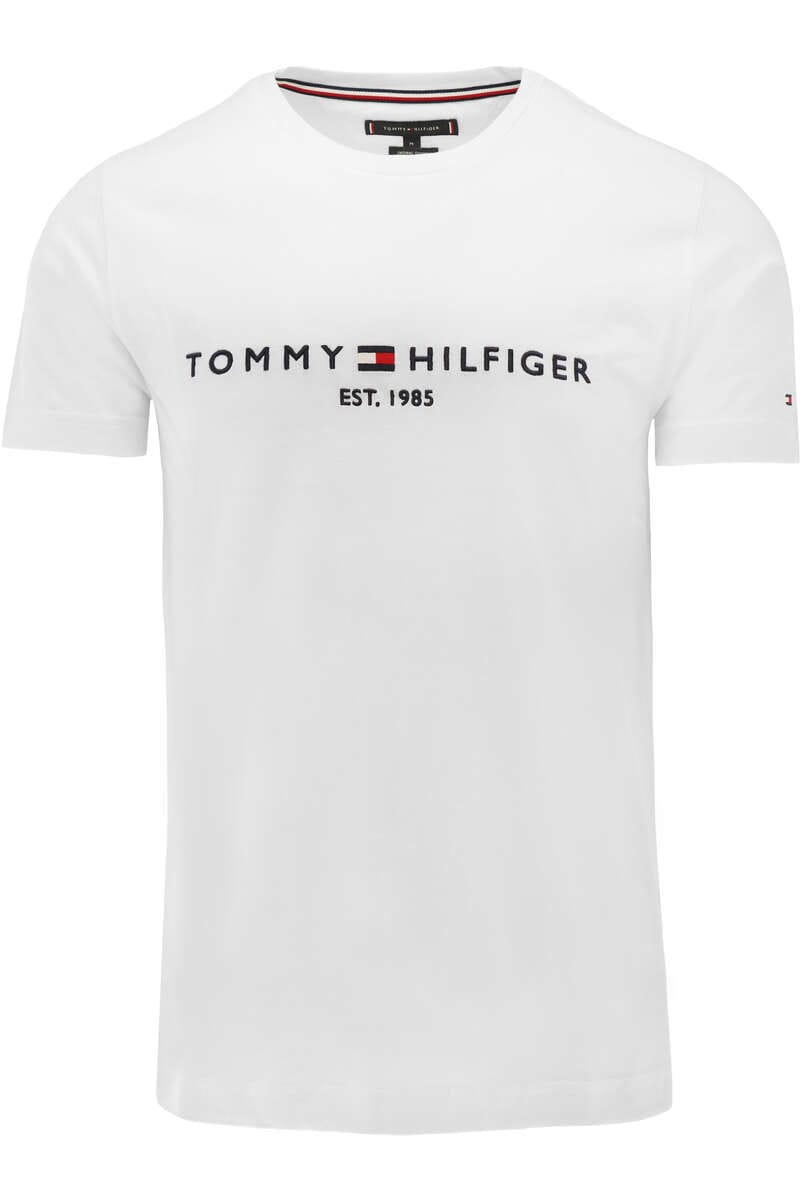 Tommy Hilfiger CORE TOMMY LOGO TEE - SNOW WHITE