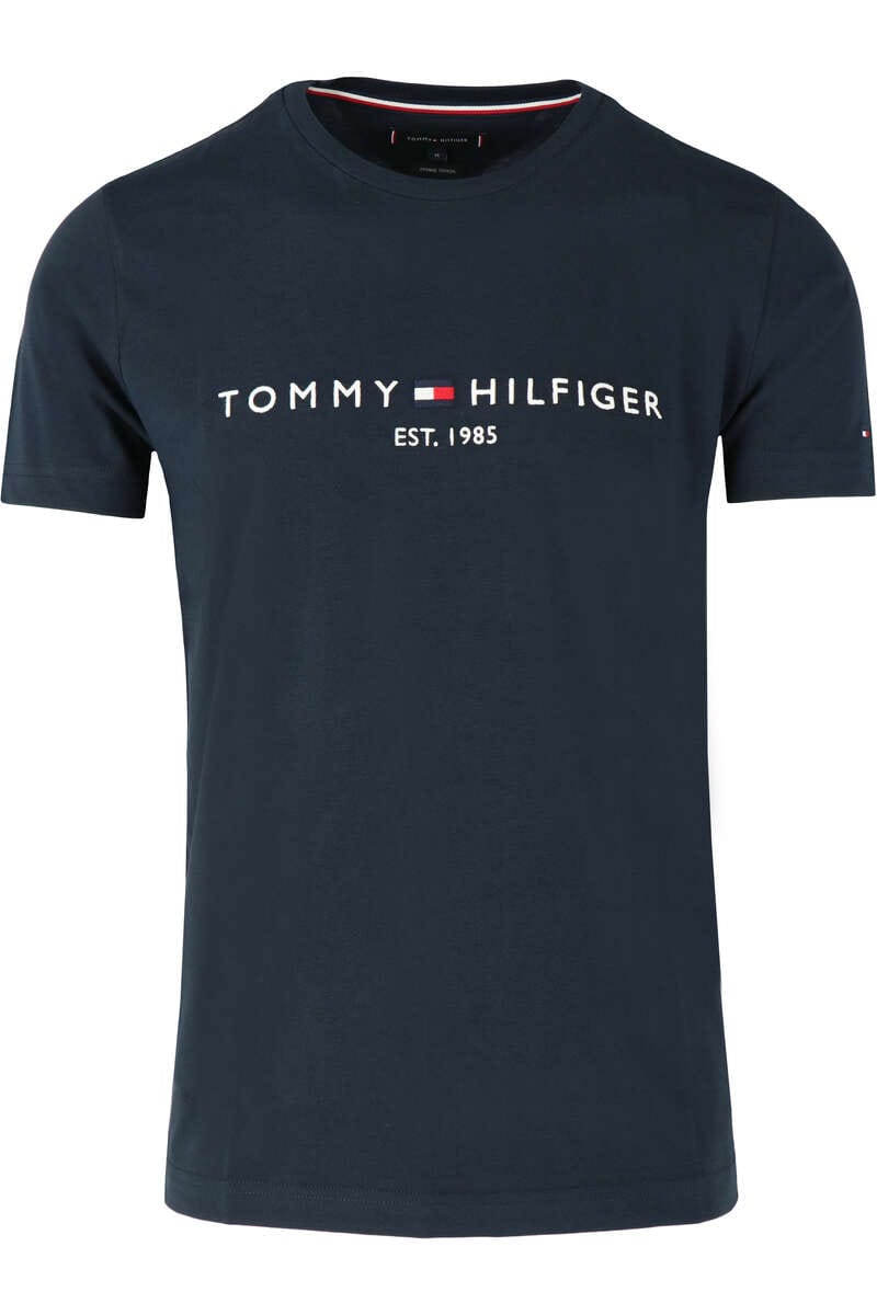 Tommy Hilfiger CORE TOMMY LOGO TEE - SKY CAPTAIN