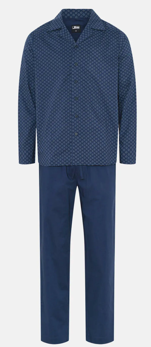 JBS Pyjamas i 100% Bomull - Blå