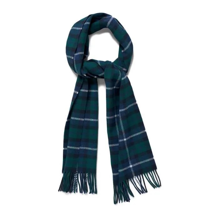 Gant O1. CHECKED LAMBSWOOL SCARF