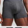 SuperDry BOXER OFFSET DOUBLE PACK - Black/Charcoal