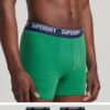 SuperDry BOXER MULTI DOUBLE PACK - Oregon/Bright Green
