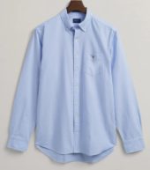 GANT Oxford-skjorte i Regular-fit BD - Capri Blue