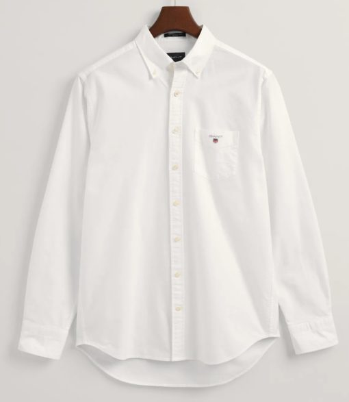 GANT Oxford-skjorte i Regular-fit BD - White
