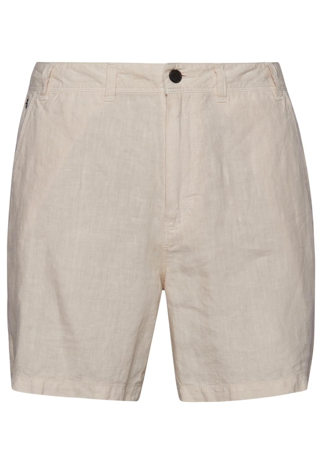 Superdry Studios Overdyed Linen Shorts - Birch Beige