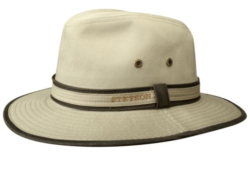 Stetson Traveller Cotton Hatt - Beige