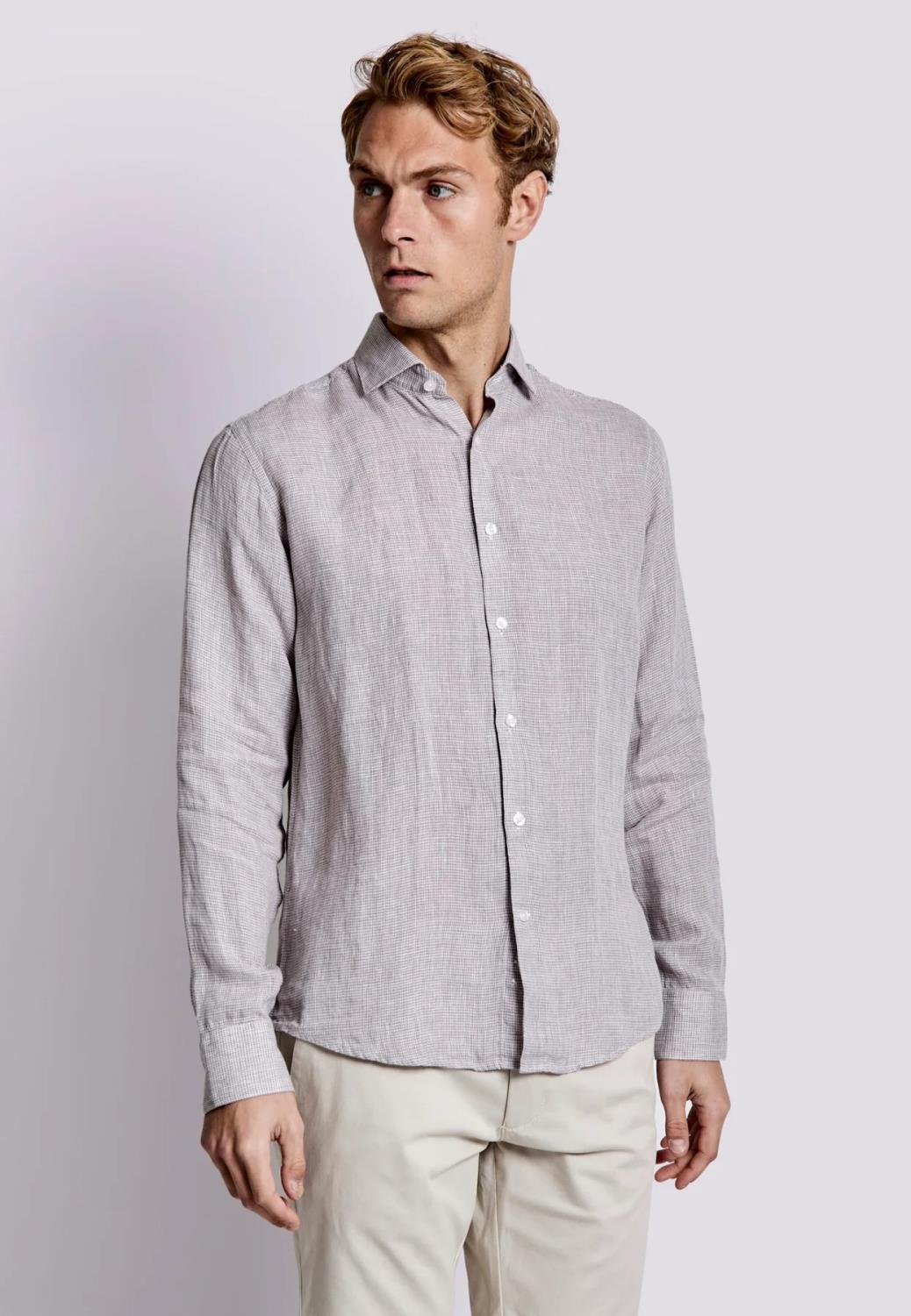 Bruun & Stengade Toledo Linskjorte - Clay