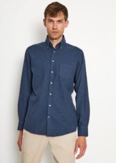 Bruun & Stengade Cotton Skjorte - Blue
