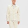 Selected SlhJake 3411 Colored Overshirt - Egret/Off-White