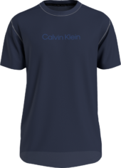 CALVIN KLEIN Crew Neck Logo Tee - Signature Navy