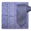 Santi silkeslips+lommetørkle,mønstrett - Blå