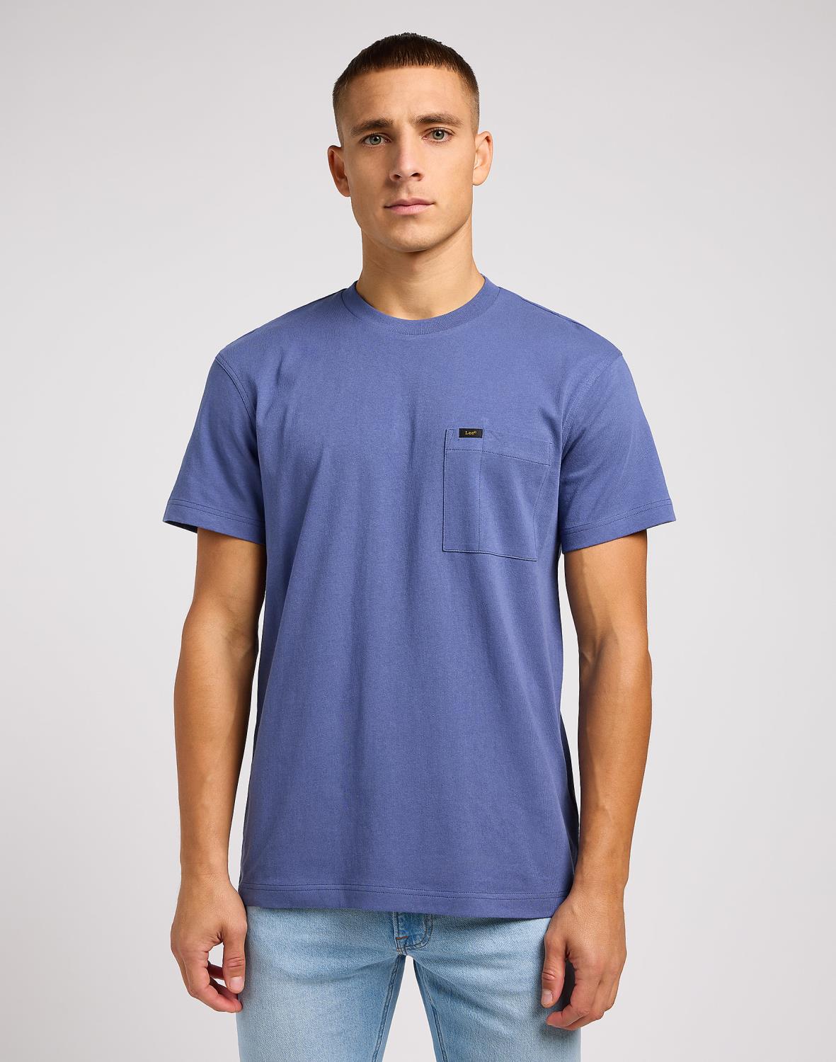 Lee Relaxed Pocket Tee - Surf Blue