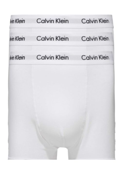 Calvin Klein 3pk Boxer Trunk - Hvit
