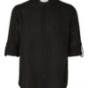 Selected Regkylian-Linen Shirt LS - Black