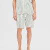 Selected Brody Sal Shorts - Eden/Stripes